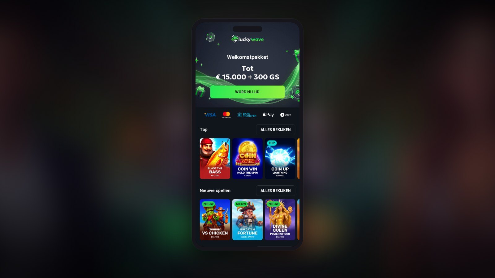 Dit is online casino Luckywave